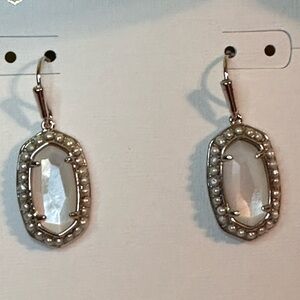 Kendra Scott Lee Pearl Drop Earrings NWT